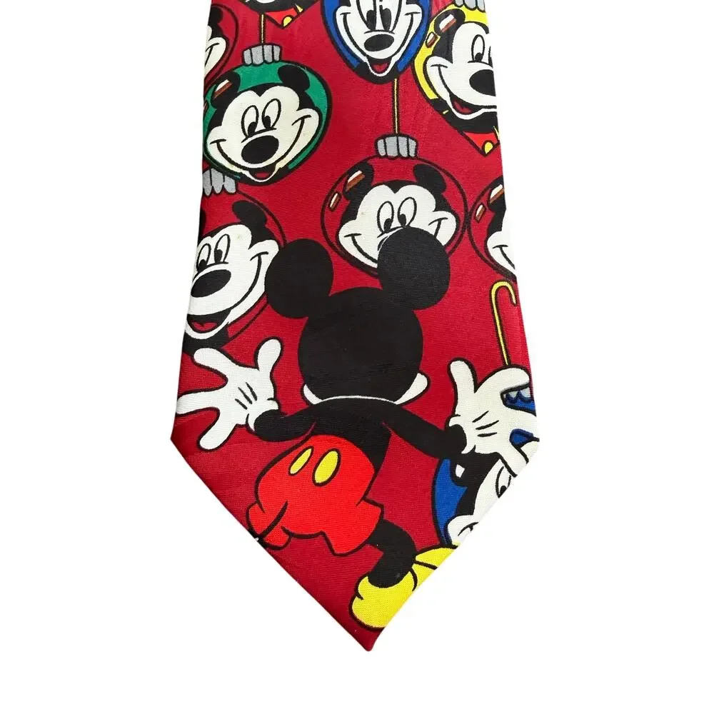 Vintage 90s Mickey Mouse Holiday Ornament Unlimited By Balancine Inc Mickey Tie